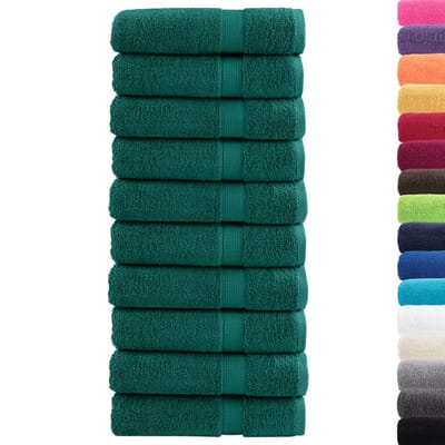 vidaXL - Badhanddoeken - SOLUND - 10 - st - 600 - g/m² - 100x150 - cm