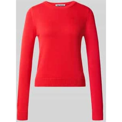 slim fit pullover van puur katoen