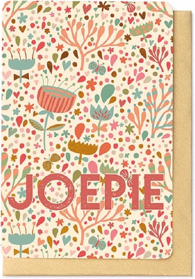 Enfant Terrible - wenskaart Shanti Chique - Joepie