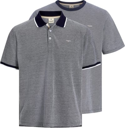JACK&JONES PREMIUM - JPRBLUALVES SS TEE POLO 2PK SET MP Heren T-shirt