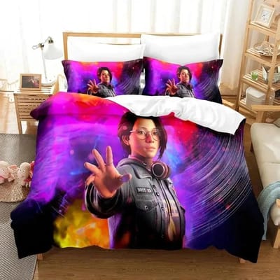 3D Game Life Is Strange Before The Storm Beddengoed Collectie Dubbel Tweepersoons King Dekbedovertrek Dekbed Kussensloop Jongens Meisjes Volwassenen Slaapkamer EU single(135x200cm)