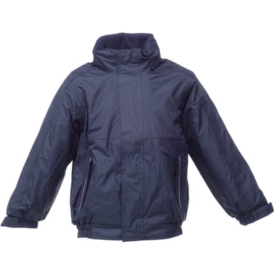 Regatta Kids Unisex Thermoguard Fleece Lined Dover Jacket (Winddicht & Waterdicht) (Marine/Navy)