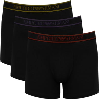 Emporio Armani Boxershorts 3 Pack Mannen zwart