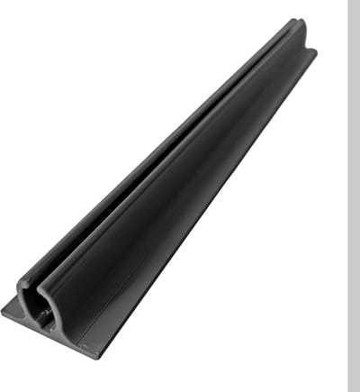Universele Bordhouder 30 cm – Zelfklevende Signingsteun voor Afvalscheiding – Geschikt voor 3 mm Forex & Dibond – Bioplastic – Zwart, Wit of Bruin