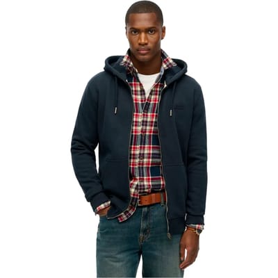Hooded sweatshirt met rits Superdry Essential Logo
