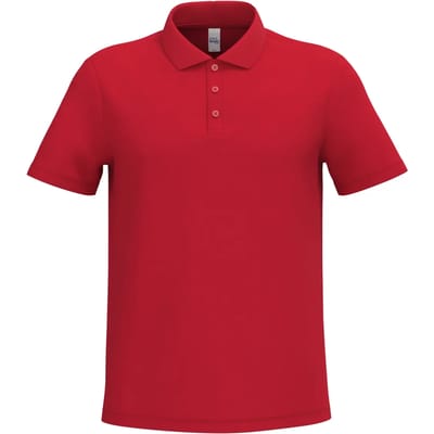 iDeal Basic Brand Heren piquépolo IB220 - Ideal Red - M