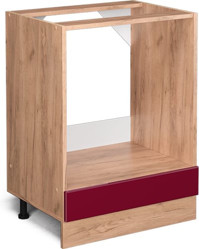 Vicco R-Line Ovenombouwkast – 60 cm zonder werkblad Rode hoogglans