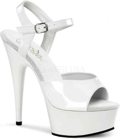 EU 35 = US 5 | DELIGHT-609 | 6 Heel, 1 3/4 PF Ankle Strap Sandal