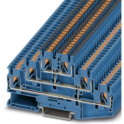 Phoenix Contact 3000716 Meeretageklem 5.2 mm Snelaansluiting Blauw 50 stuk(s)