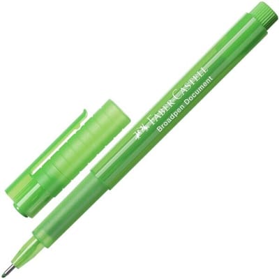 Fineliner Faber Castell Broadpen 1554 lichtgroen