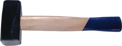 SW-Stahl 50202L vuist 1250g I gesmede vuist met houten handvat I vuisthamer 1,25kg kopgewicht I steenhouwer hamer klein I 1250g hamer zwaar