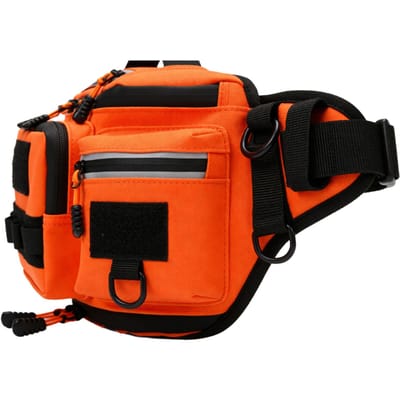 Vis Sling Tas voor Mannen Oxford Stof Waterdicht Taille Borst Schouder Pak Sling Vis Rugzak voor Buiten Kamperen oranje
