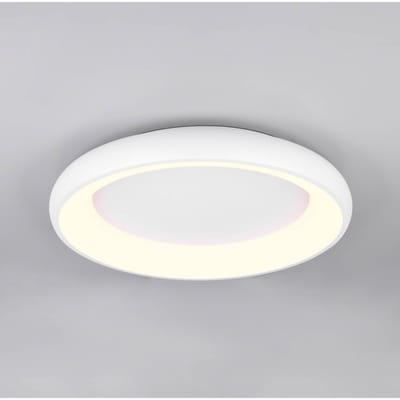 Trio Lighting Plafondlamp Cardona, Ø 62 cm, mat wit, metaal, CCT