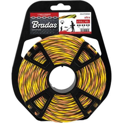 Bradas Ultra L3 Twist - Professionele Nylon Maaidraad - 2.4mm x 96m - Verhoogde Weerstand