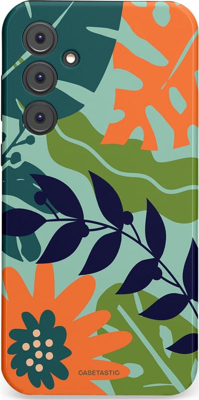 Casetastic Hoesje Geschikt voor Samsung A35 - Stijlvolle Beschermende Duo-layer Case - Wildbloei