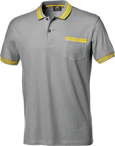 SIR SAFETY SALSA POLO Korte mouw Werkpolo HEREN Beige - 100% Katoen - 200 g/m² - Zacht Afgewerkt