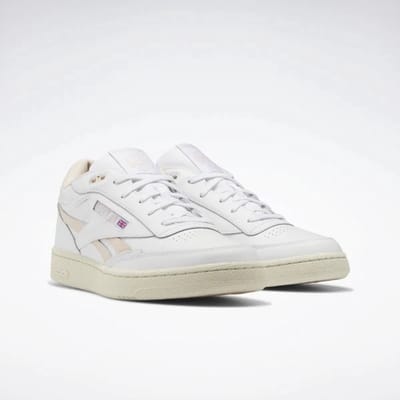 Reebok Club C MIDI II - Sportschoenen - Wit - Synthetisch & Leren Bovenwerk