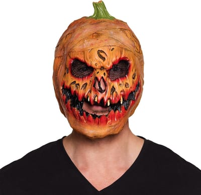 Boland - Latex masker Pompoen - Volwassenen - Pompoen - Halloween en Horror