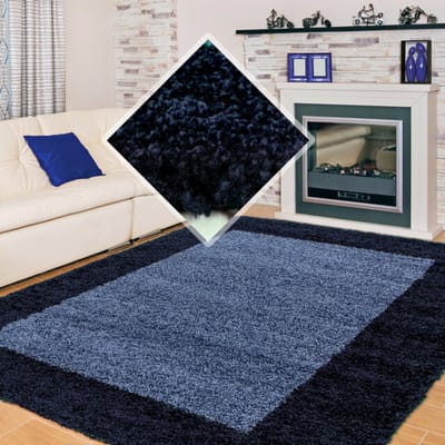 Muratap Basic shaggy kader vloerkleed hoogpolig- 300x400 cm