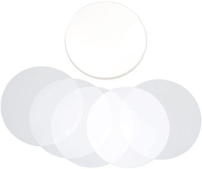 Dailygoods- Badgefilm 100 Stuks - Transparante Badgeomslag - PVC-Folie - Beschermfolie - Doe-het-zelf Knopenmaker - Effectieve Bescherming