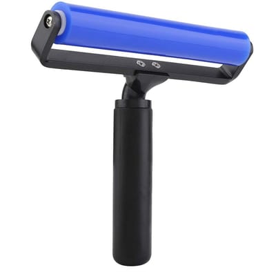 Dailygoody - Stofverwijderingsrol - Pluizenroller - Antistatisch en Vochtbestendig - 12 Inch - Handreiniger - Ideaal voor Thuis en Kantoor - Rood
