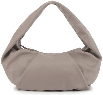 LES VISIONNAIRES Greta Essential Schoudertas Leder 43 cm - Dames - cappuccino beige