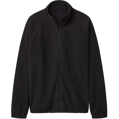 esmara Men Heren fleece vest (Zwart, M)