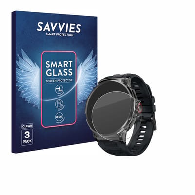 3 Stuks Savvies Screenprotector - geschikt voor Stahlgear Zeus 1.85" - beschermfolie glas transparant