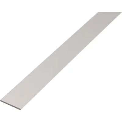 Alberts 473013 platte buis | aluminium, zilverkleurig geanodiseerd | 1000 x 15 x 2 mm