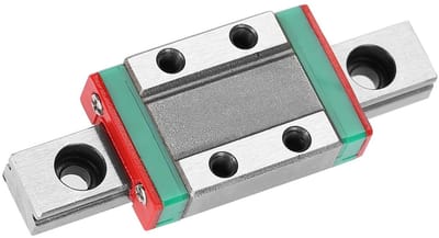 Allecto - Miniatuur Lineaire Rail en Blok - 9mm voor 3D Printers - Precisie Apparatuur - Stevige constructie - Voor nauwkeurige beweging - Ideaal v...
