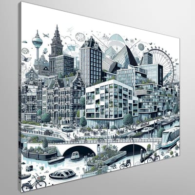 Kunstprint | Wanddecoratie | Canvas | 100 × 100 cm