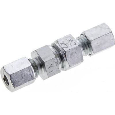 6L (M12x1.5) Elektrolytisch verzinkt Stalen Terugslagklep Snijring 1-250 bar ISO 8434-1