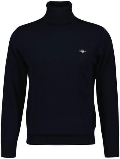 Gant Classic Trui Met Hoge Hals Blauw M Man