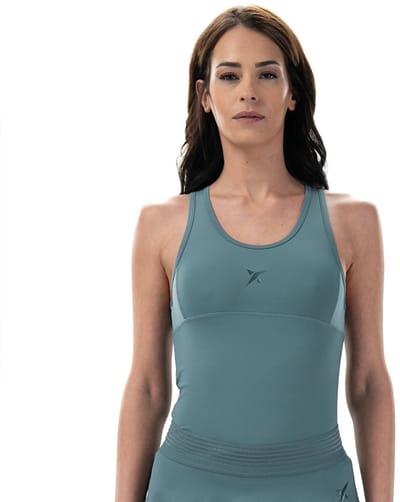 Drop Shot Brisa Mouwloos T-shirt Groen S Vrouw