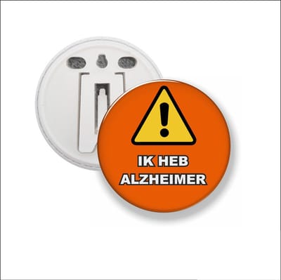 Button Met Clip - Ik heb alzheimer