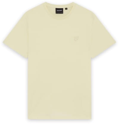 Lyle & Scott - Heren t-shirt - Maat S - Mannen - Geel -