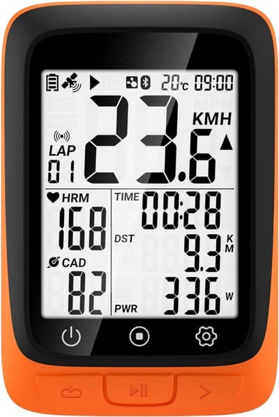 REN® Fietsnavigatie - Navigatie - Oranje - 6cm x 3cm x 8cm