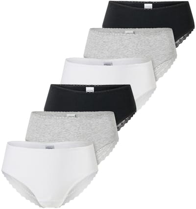 Schiesser Dames brazil slip 6 pack 95/5 Modern Cotton