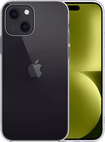 Hoesje - Geschikt voor Apple iPhone 15 - Sterk & Shockproof - Hoes Cover - Siliconen Case - Telefoonhoesjes - Transparant