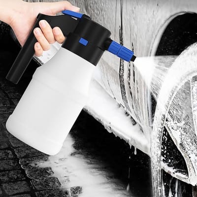 Elektrische Spuitfles - Schuimpistool Tuinsproeier - Auto Wassen Tuinieren - Draadloos Oplaadbaar - 15 Liter - Wit