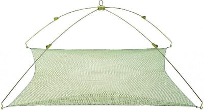 Jenzi - Kruisnet - 100 x 100 cm - Groen