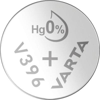 Varta V396 Zilveroxide Batterij – 1.55V – 32 mAh – Knoopcel voor Horloges & Precisieapparatuur