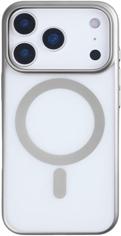 Rixus Instinct Mag Case For iPhone 17 Pro Max Titanium Grey