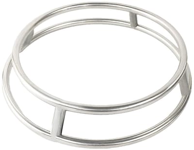 Roestvrijstalen Pottenrek - Panhouder Keuken - Keuken Organiseren - Dubbellaags Ontwerp - 31 cm Hoog - Zilver