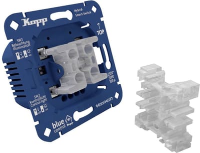 Blue-Control 8630.0402.7 2-kanaals Draadloze schakelactor Blauw