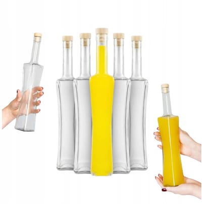 Bimberek - Quadra Magnum Flessen - 500 ml - Glazen Fles - Met Kurk
