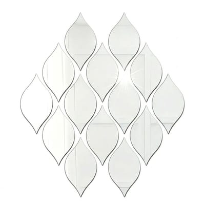 Zilverkleurige plakspiegel druppel vorm muurdecoratie 10 delig zelfklevende spiegel sticker set 3D wand decoratie acryl spiegel tegels voor woonkamer badkamer thuis kantoor verticale muur stickers
