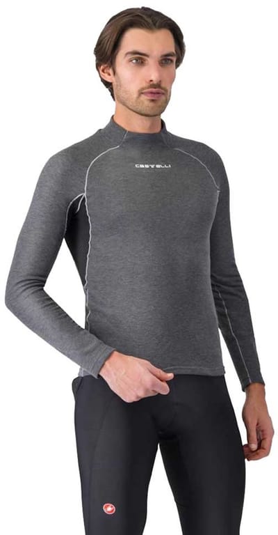 Castelli Flanders 2 Lange Mouwen Basislaag Grijs XS Man