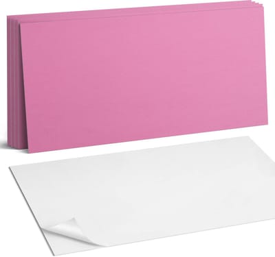 Coloray Plaktegels - Roze Wandtegel Zelfklevend - 60 cm x 30 cm - Roze Plaktegels - 6 stuks - Rechthoek PVC Tegels - Plaktegels Keuken - Zelfklevende Vloertegels Badkamer - Vinyl Tegels - Zelfklevende Wandtegels