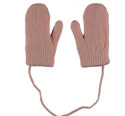 Kids knit wanten roze 2-8 jaar
